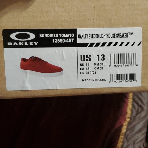 Oakley sueded Lighthouse sneaker us 13 - Picture 6 of 6